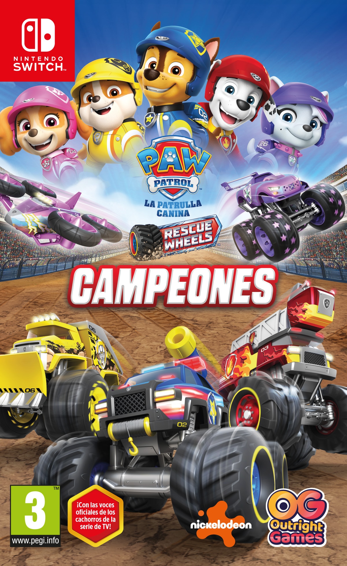 Imagem 0 de Patrulha Pata Rescue Wheels: Campeonato - Nintendo Switch
