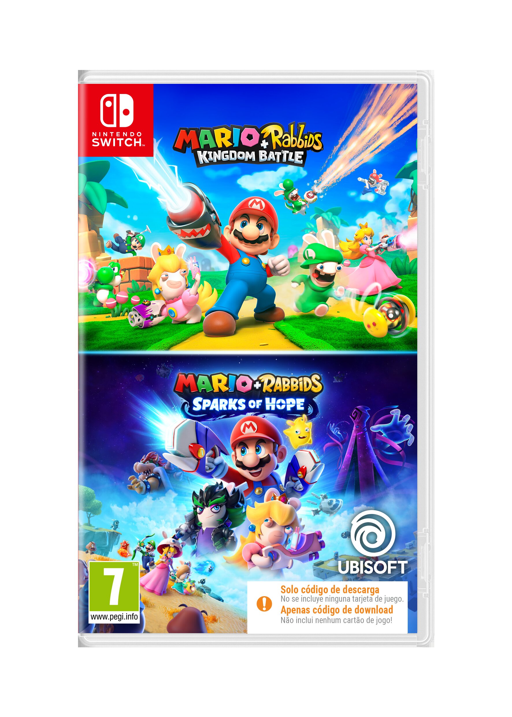 Imagem 0 de Double Pack Mario & Rabbits - CIB - Nintendo Switch