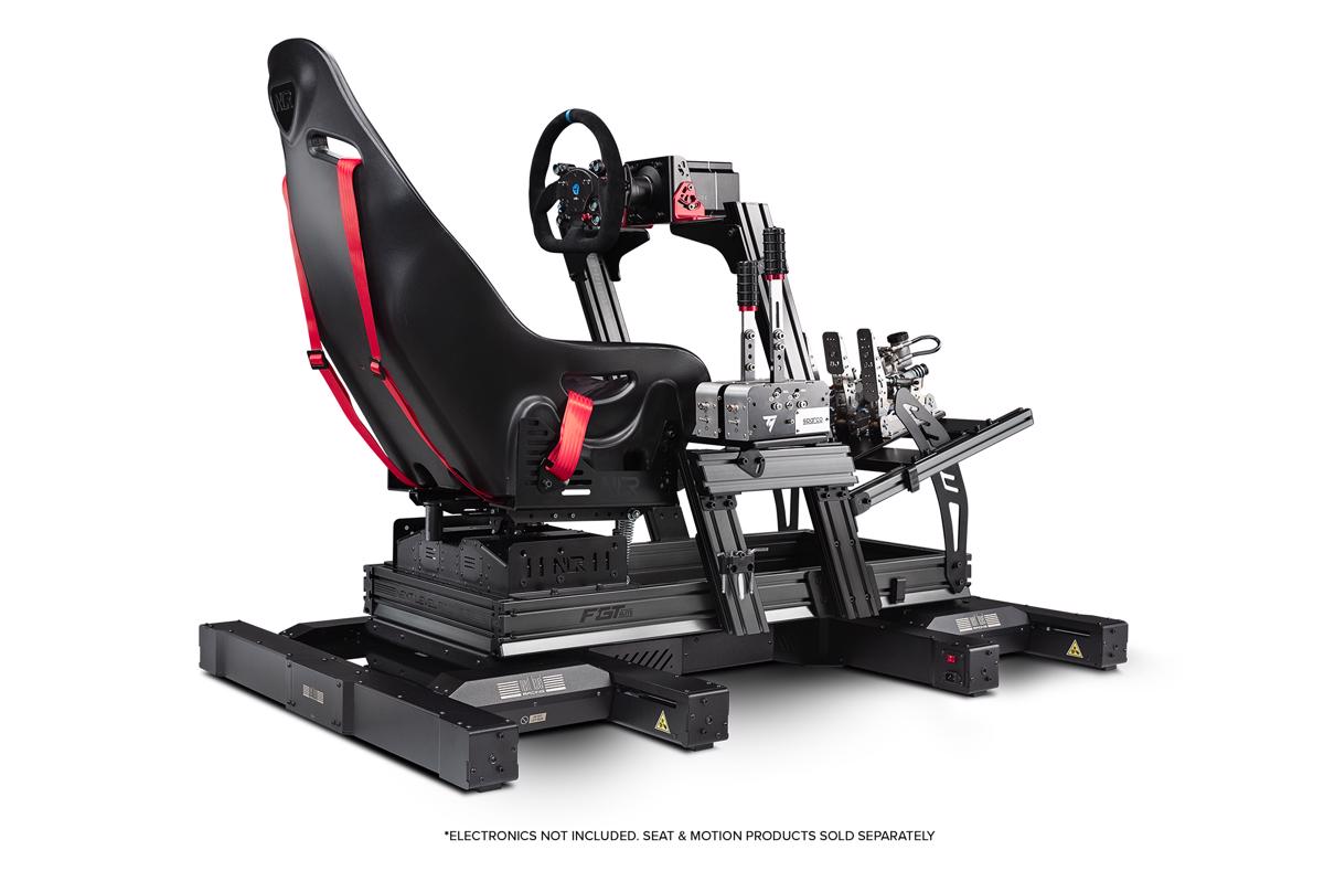 Simulador de Cockpit F-GT Elite Aluminium - Front & Side Mount Edition 9