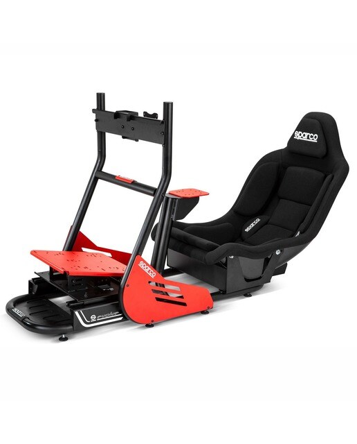 Simulador de Cockpit Sparco EVOLVE GP - Preto / Vermelho 1