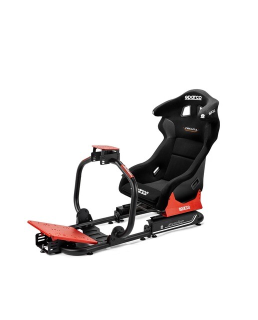 Simulador de Cockpit Sparco CIRCUIT II QRT - Preto / Vermelho 1
