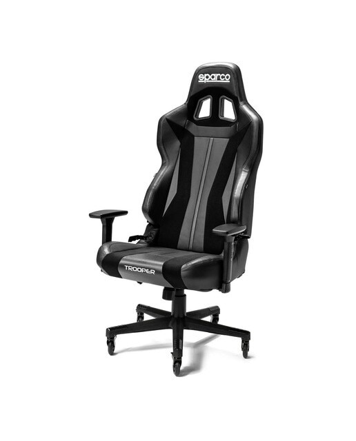 Cadeira Gaming Sparco TROOPER - Preto Preto-1