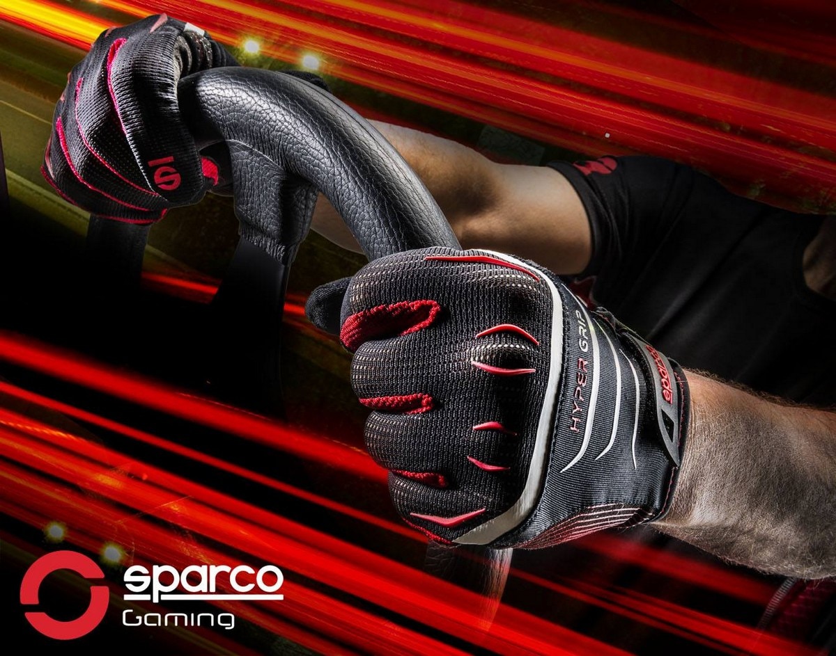 Luvas SPARCO Hypergrip+ - Preto/ T11 6
