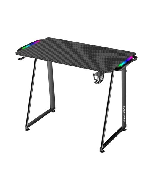 Mesa Gaming Alpha Gamer Auri RGB Gaming Station - Preto Preto-1