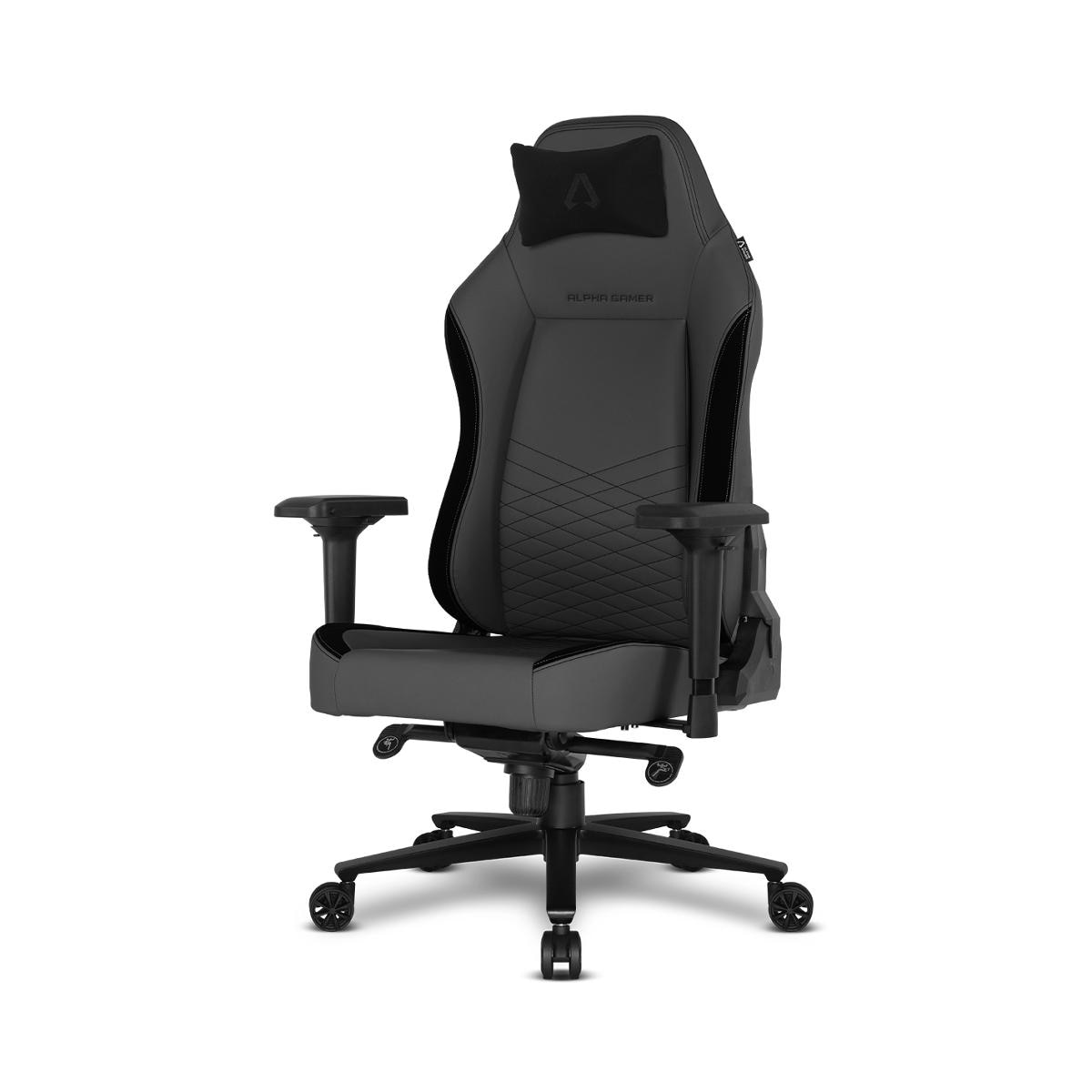 Cadeira Gaming Alpha Gamer Alegra PU Leather Preta 5