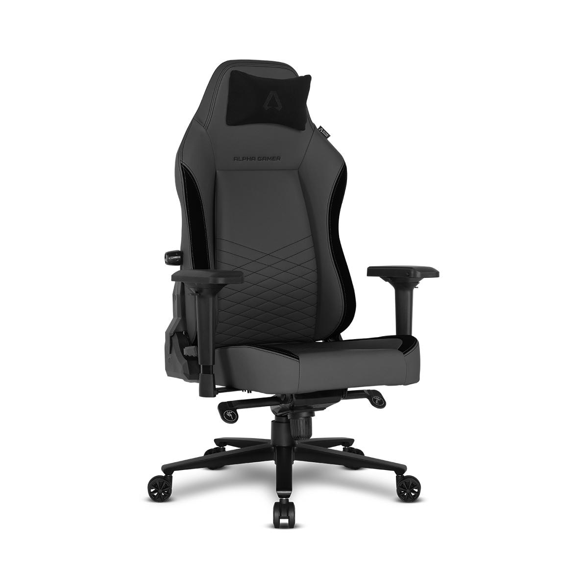 Cadeira Gaming Alpha Gamer Alegra PU Leather Preta 7