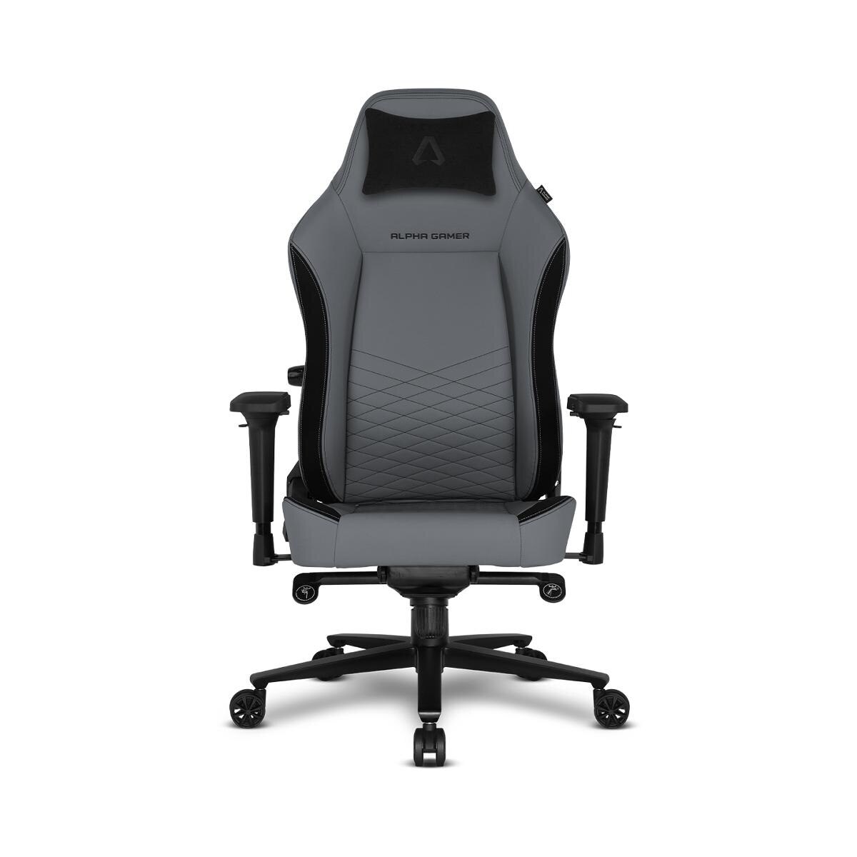 Cadeira Gaming Alpha Gamer Alegra V2 - Grey Cinzento-1