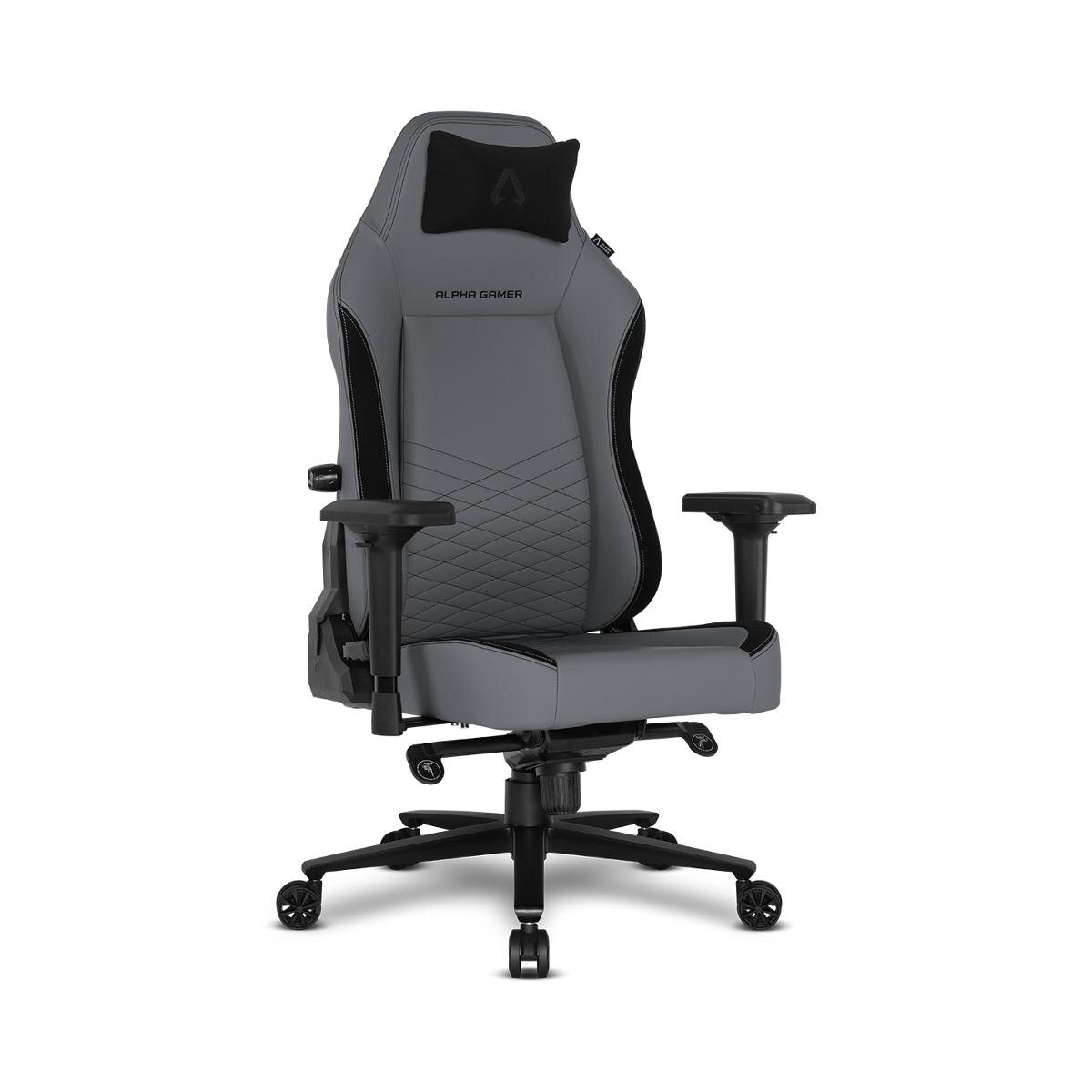 Cadeira Gaming Alpha Gamer Alegra V2 - Grey Cinzento-3