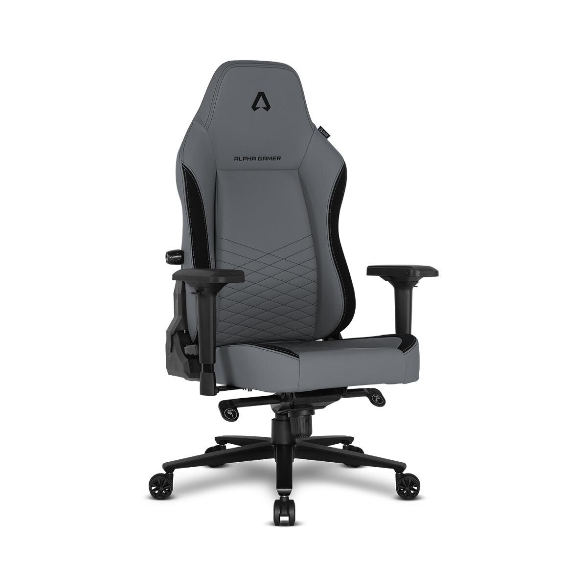 Cadeira Gaming Alpha Gamer Alegra V2 - Grey Cinzento-4