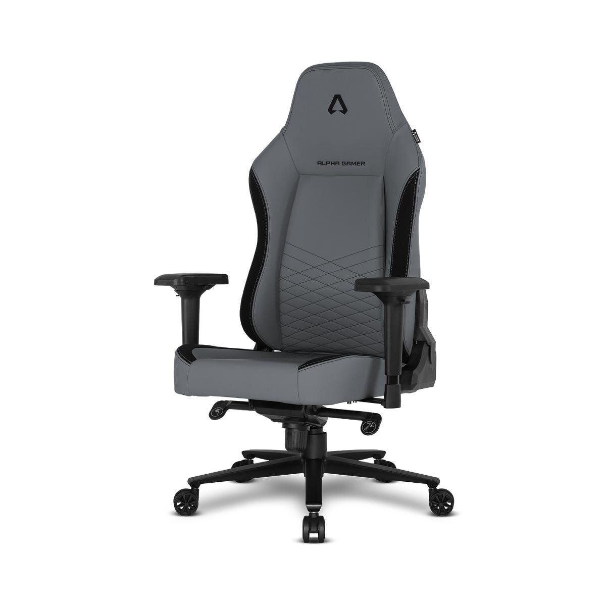 Cadeira Gaming Alpha Gamer Alegra V2 - Grey Cinzento-6
