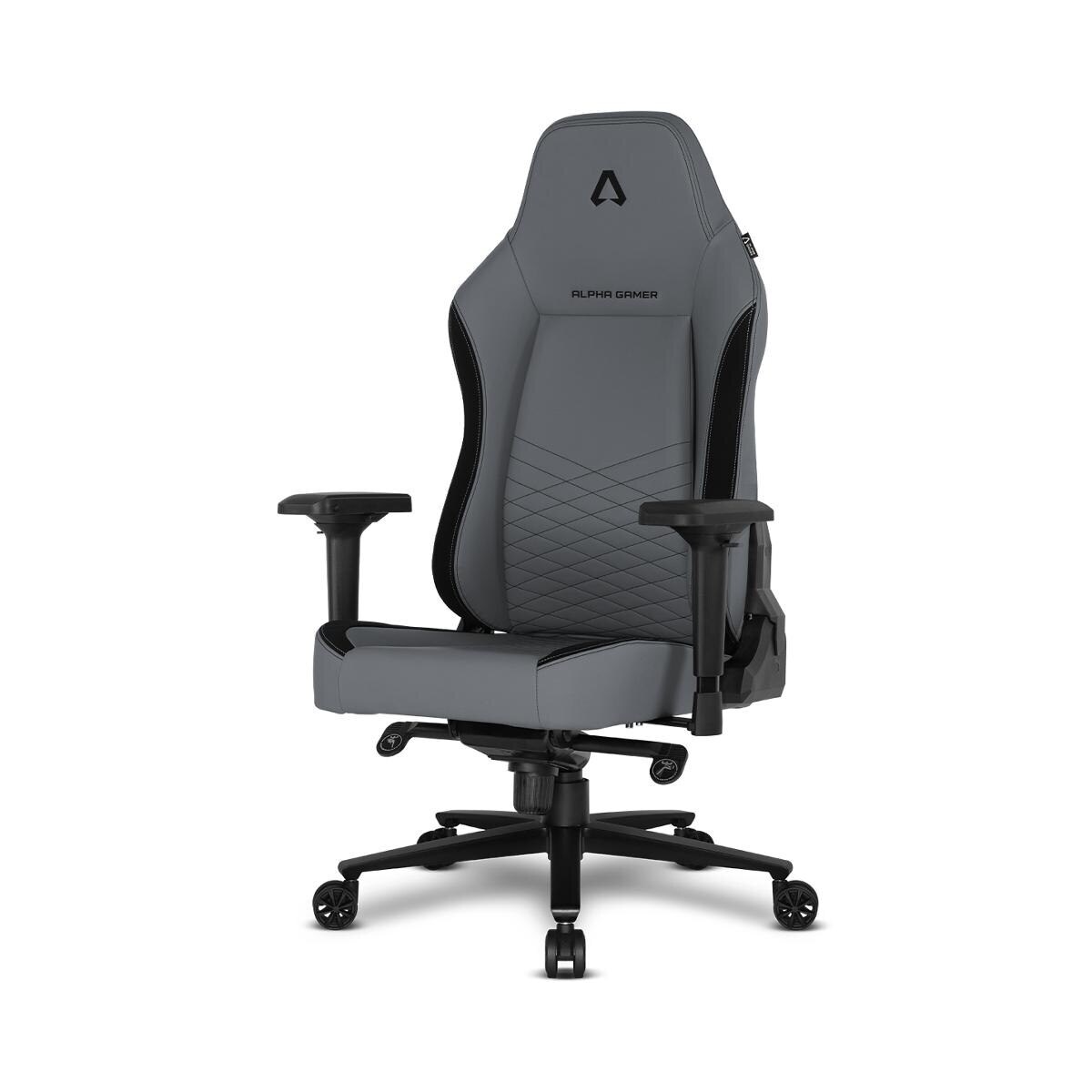 Cadeira Gaming Alpha Gamer Alegra V2 - Grey Cinzento-6