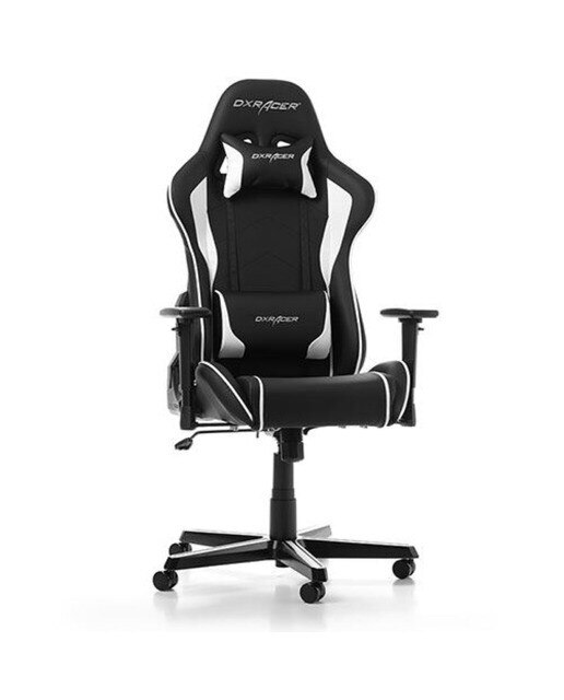 Cadeira Gaming DXRacer Fórmula F08 - Preto / Branco 1