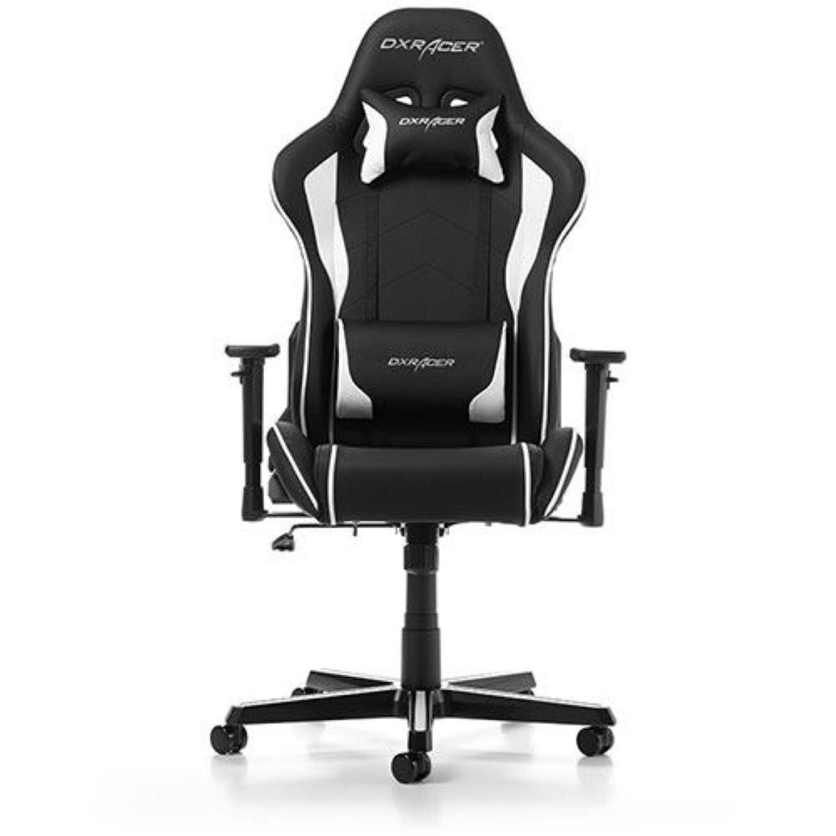 Cadeira Gaming DXRacer Fórmula F08 - Preto / Branco 2