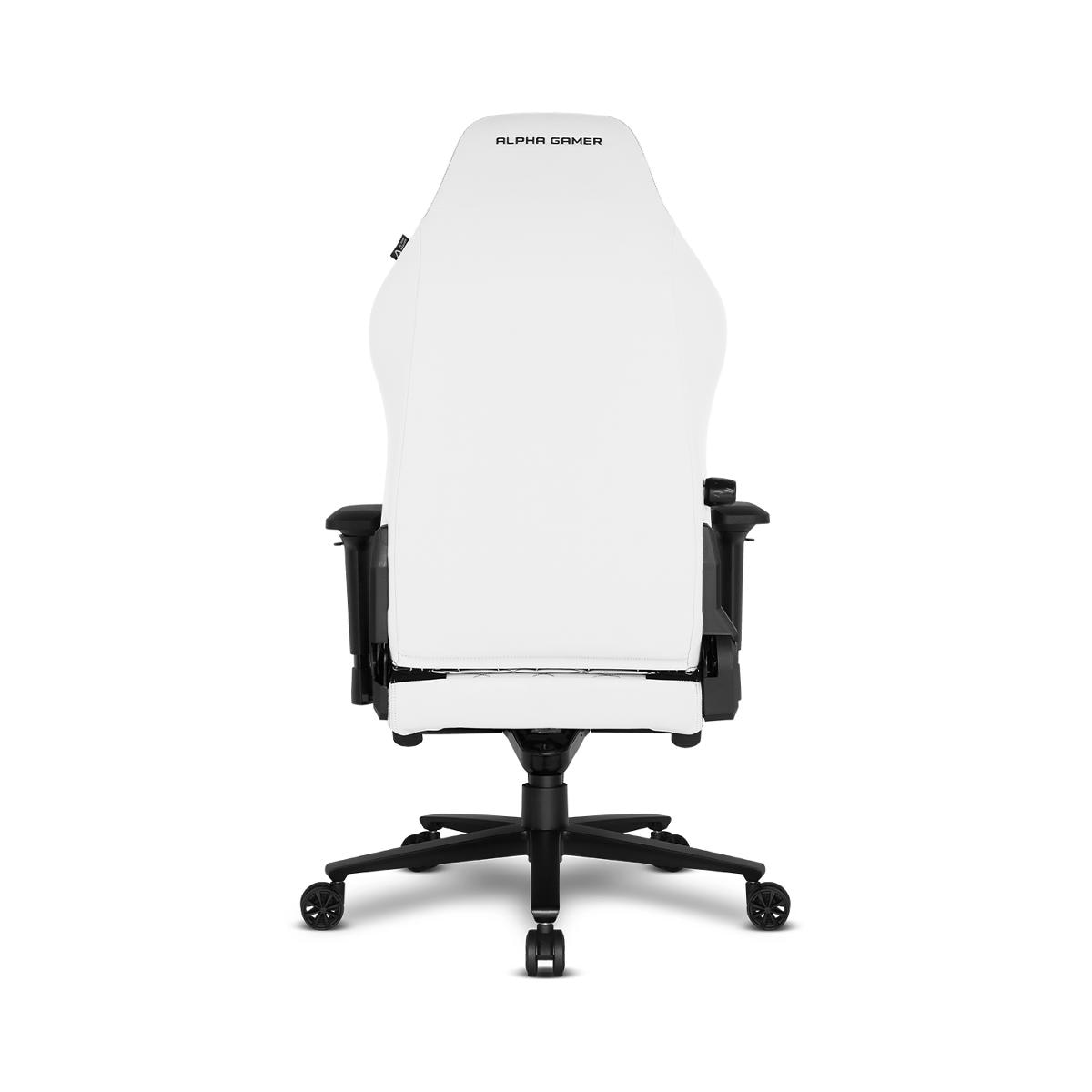 Imagem 0 de Cadeira Gaming Alpha Gamer Alegra PU Leather Branca/Preta