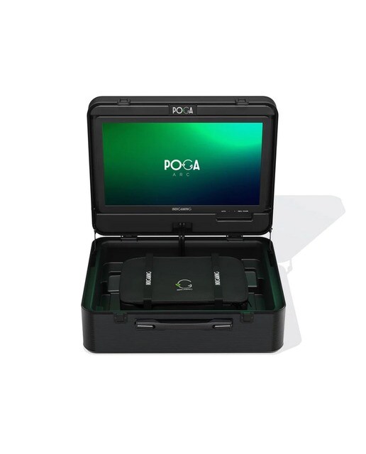 Imagem 0 de Mala Poga Arc com Monitor Gaming de 19" para PS4 Slim, PS5 e Xbox Series S - Preto