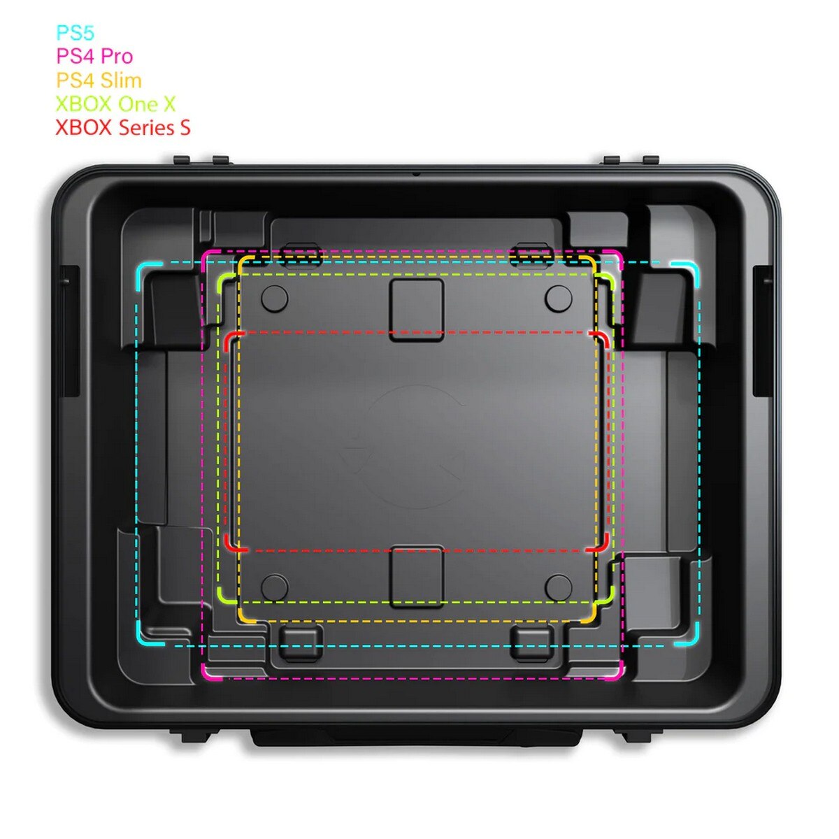 Mala Poga Arc com Monitor Gaming de 19" para PS4 Slim, PS5 e Xbox Series S - Preto 4
