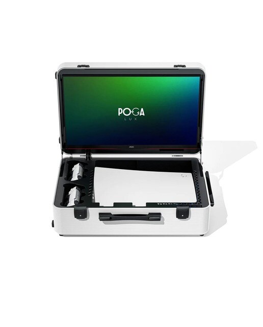 Mala POGA Lux com Monitor Gaming para PlayStation 5 - Branco 1