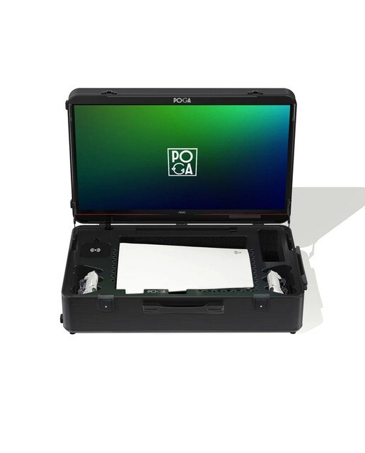 Imagem 0 de Mala Poga Yez Trolley com Monitor 28" para PlayStation 5 - Preto