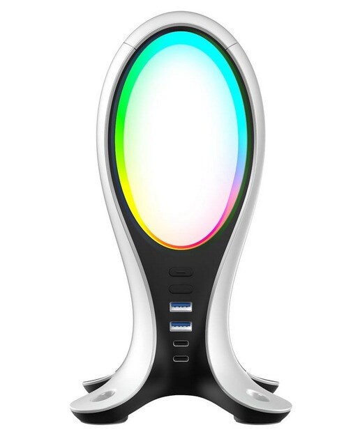 Suporte para Auscultadores Subsonic Electra 4 em 1 para Auscultadores - Branco / Preto 1