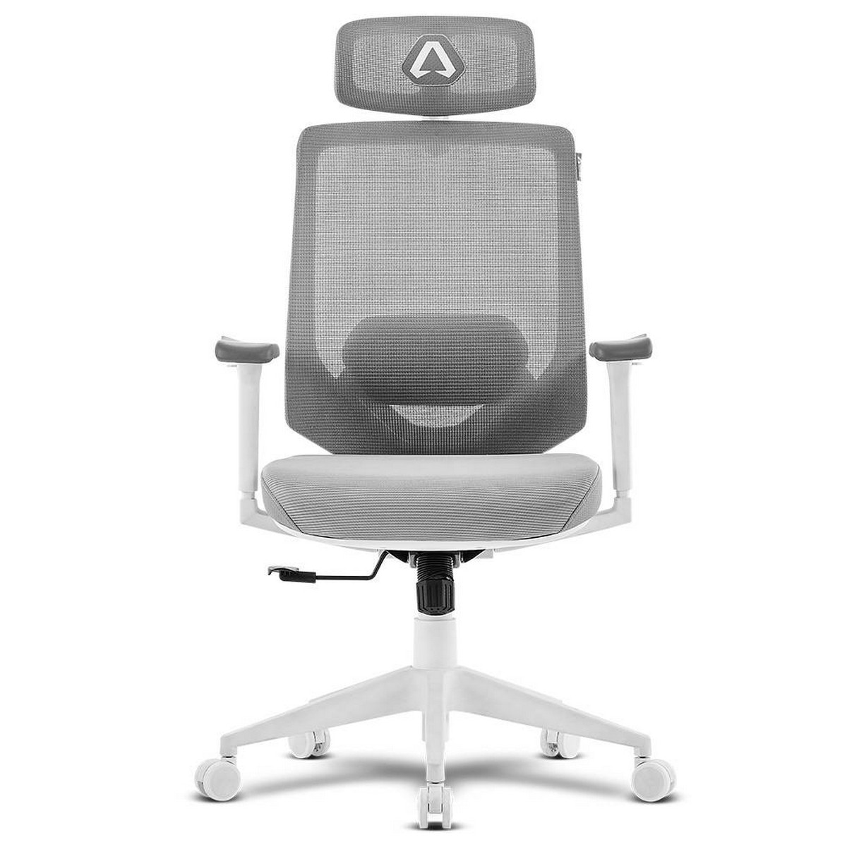 Cadeira de Malha Alpha Gamer Stella - Cinzento / Branco 2