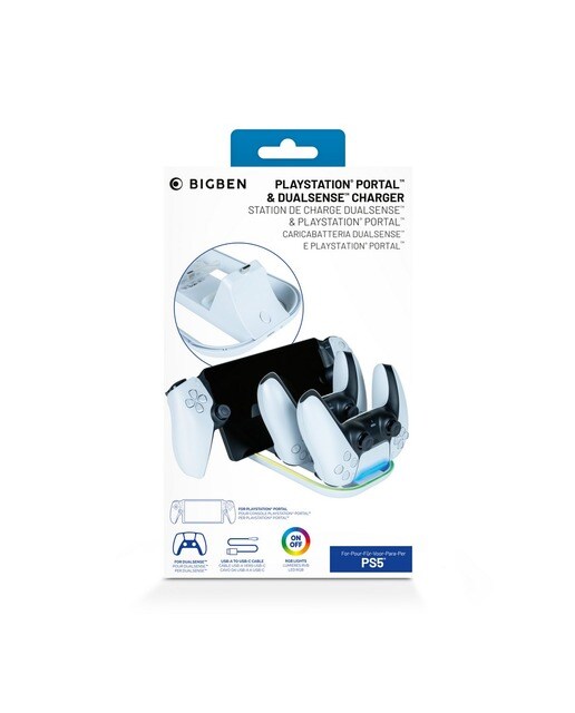 Carregador Bigben PS Portal e 2 Comandos DualSense 1