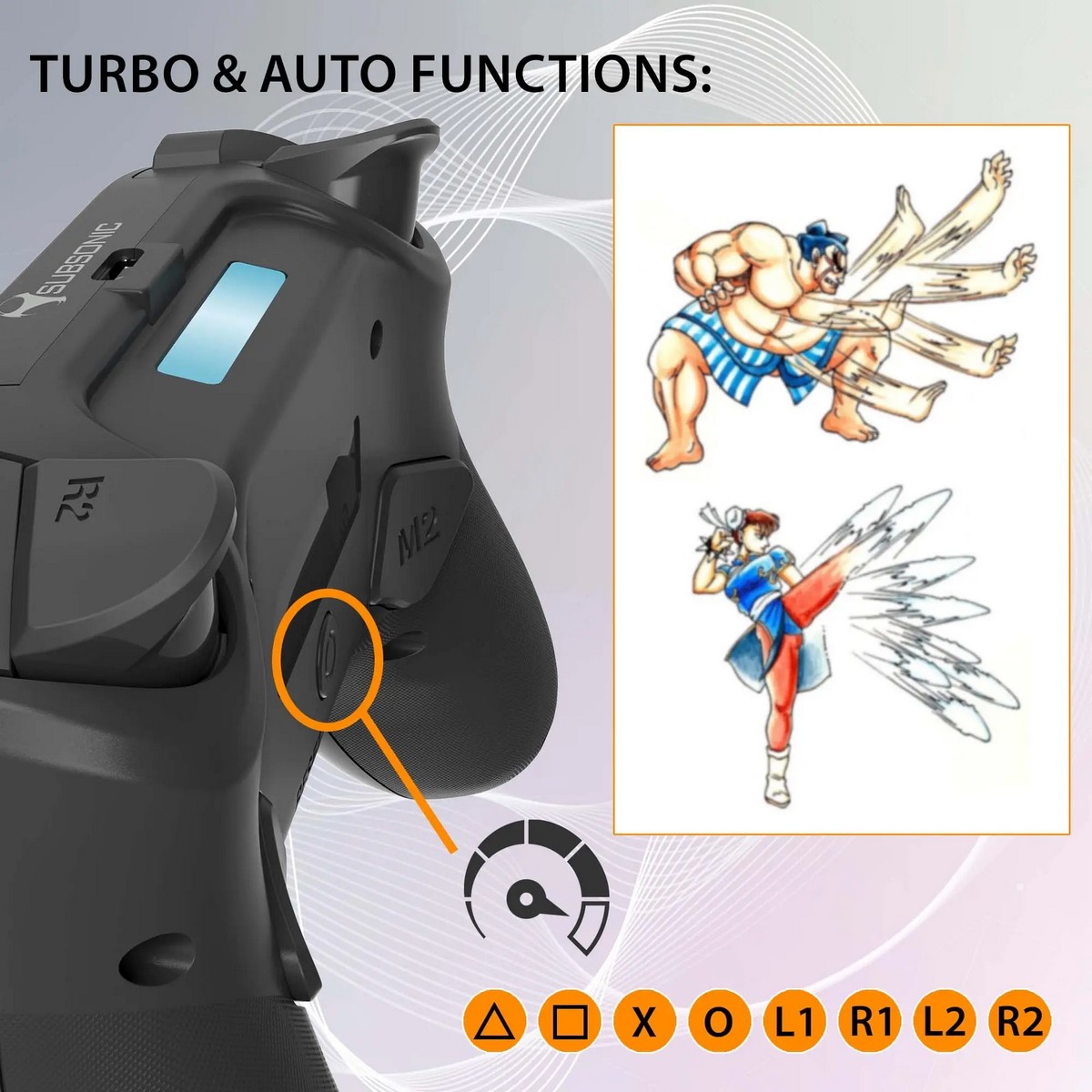 Comando Wireless LED Subsonic para PlayStation 5 - Preto 8