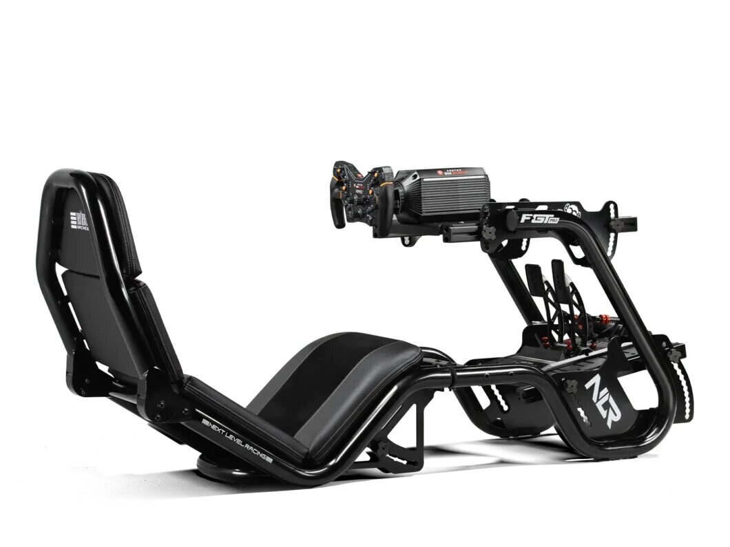 F-GT Pro Formula e GT Racing Simulator Cockpit - Black Edition 4