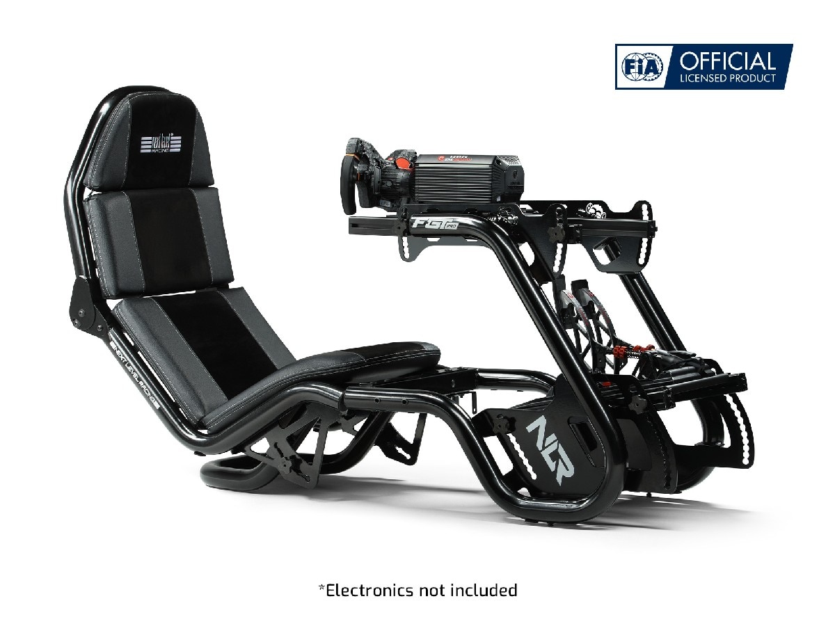 F-GT Pro Formula e GT Racing Simulator Cockpit - Black Edition 3