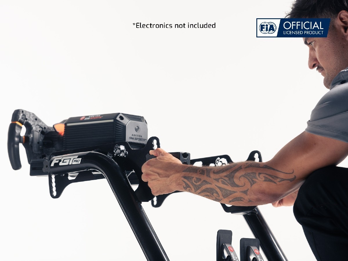 F-GT Pro Formula e GT Racing Simulator Cockpit - Black Edition 5