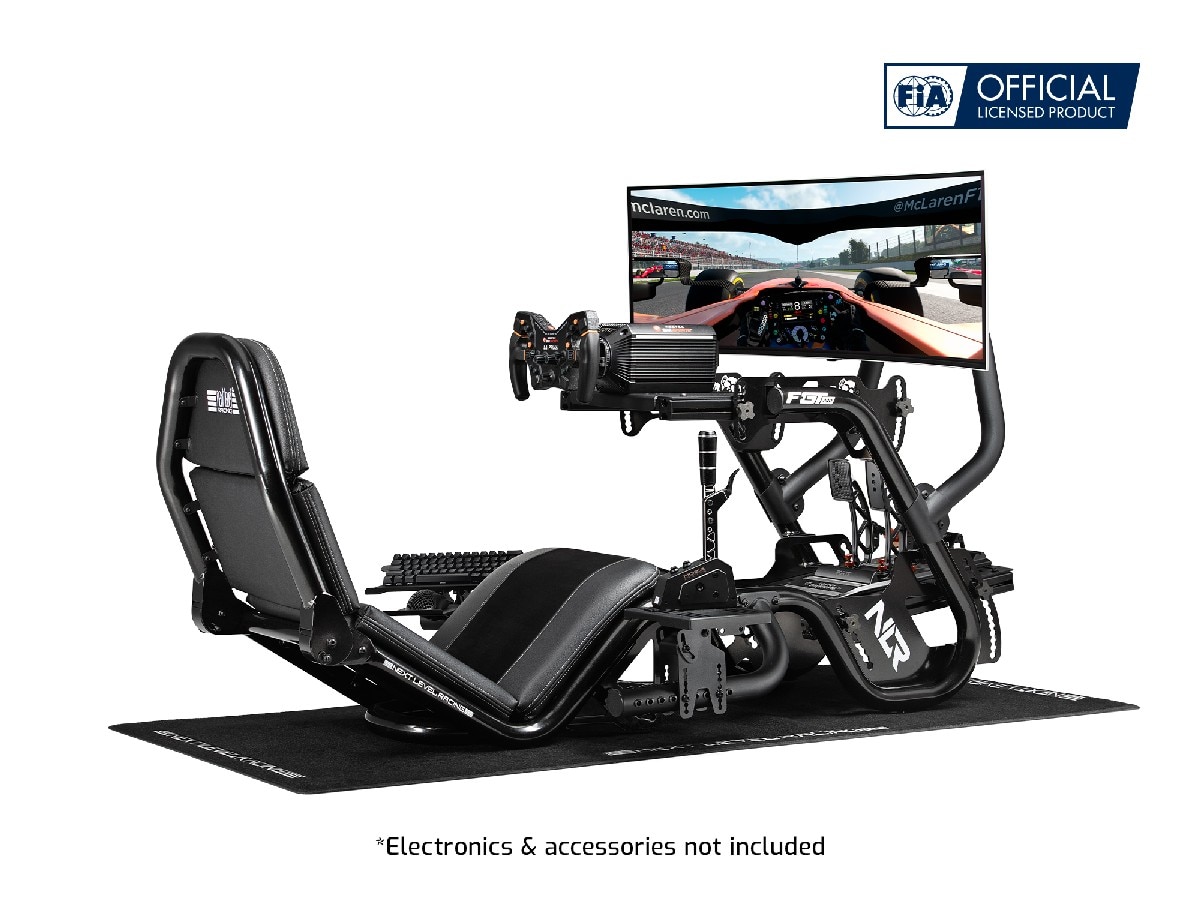 F-GT Pro Formula e GT Racing Simulator Cockpit - Black Edition 6