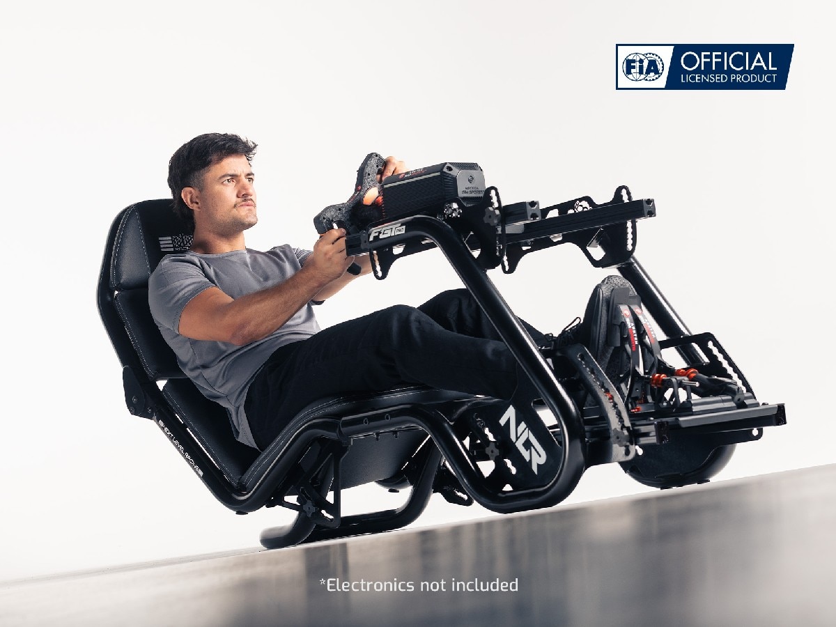 F-GT Pro Formula e GT Racing Simulator Cockpit - Black Edition 7