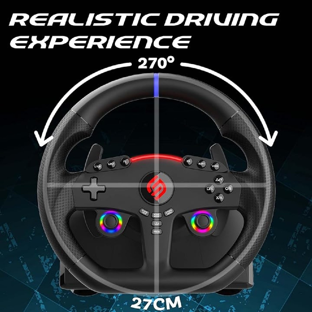 Volante Indeca Jinshu V GTR – Multiplataforma 3