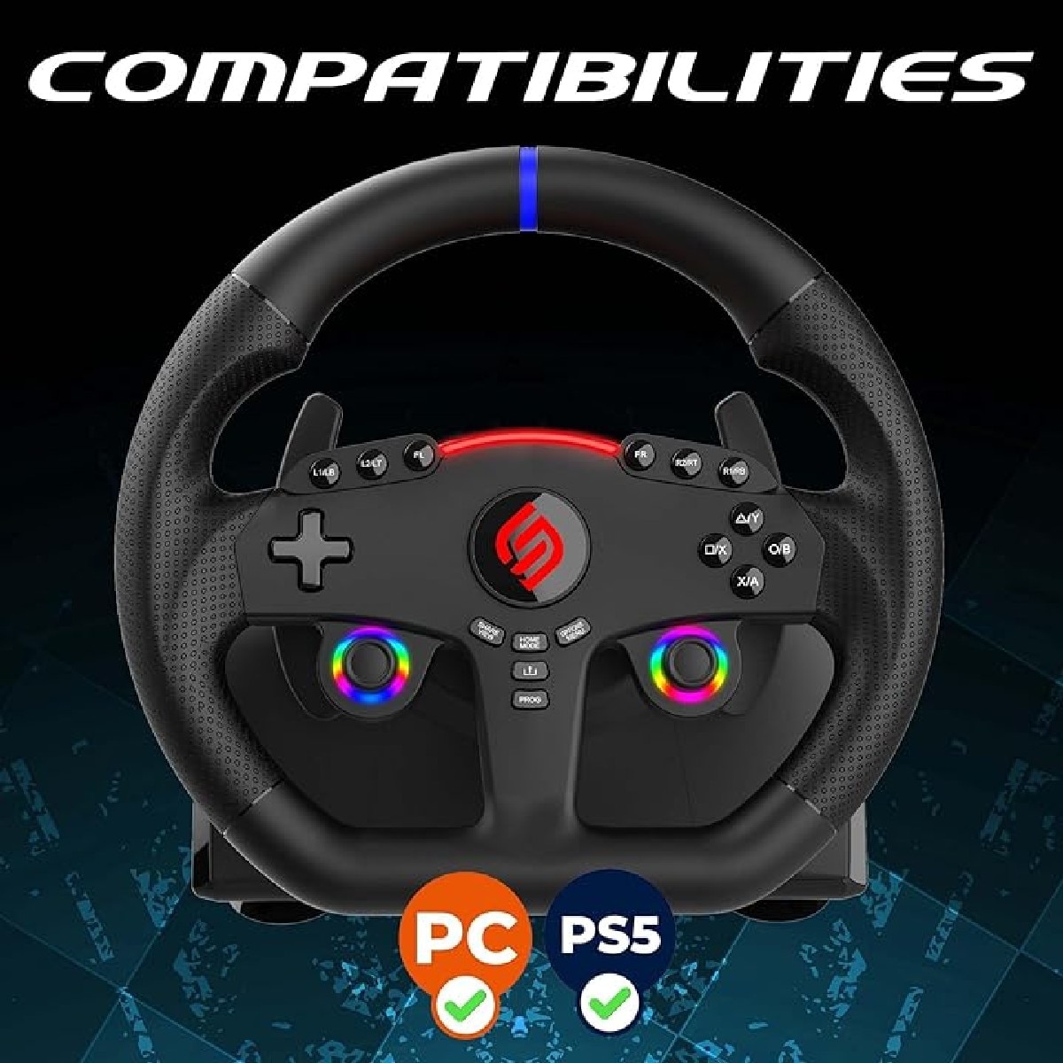 Volante Indeca Jinshu V GTR – Multiplataforma 5