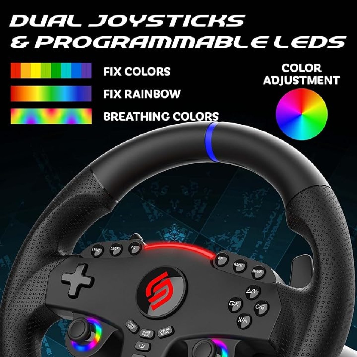 Volante Indeca Jinshu V GTR – Multiplataforma 6