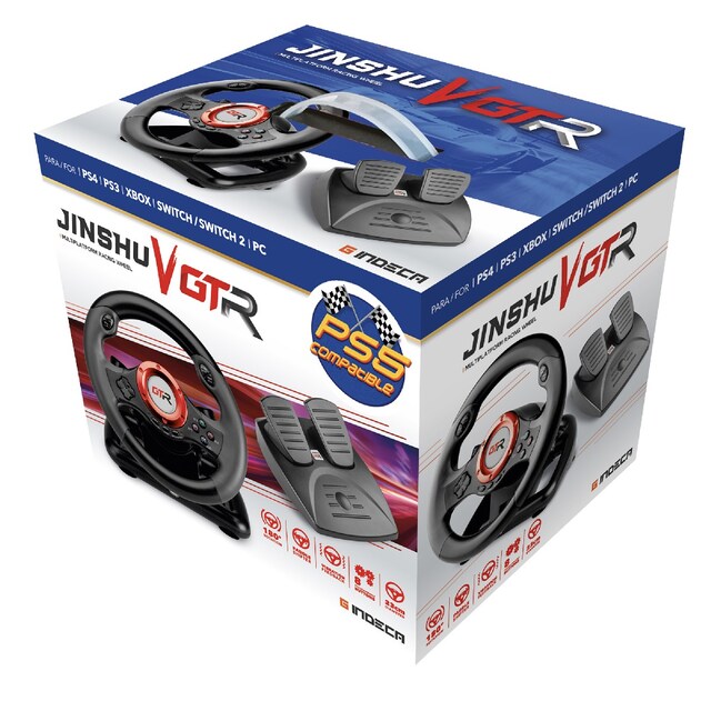 Imagem 0 de Volante Indeca Jinshu V GTR – Multiplataforma