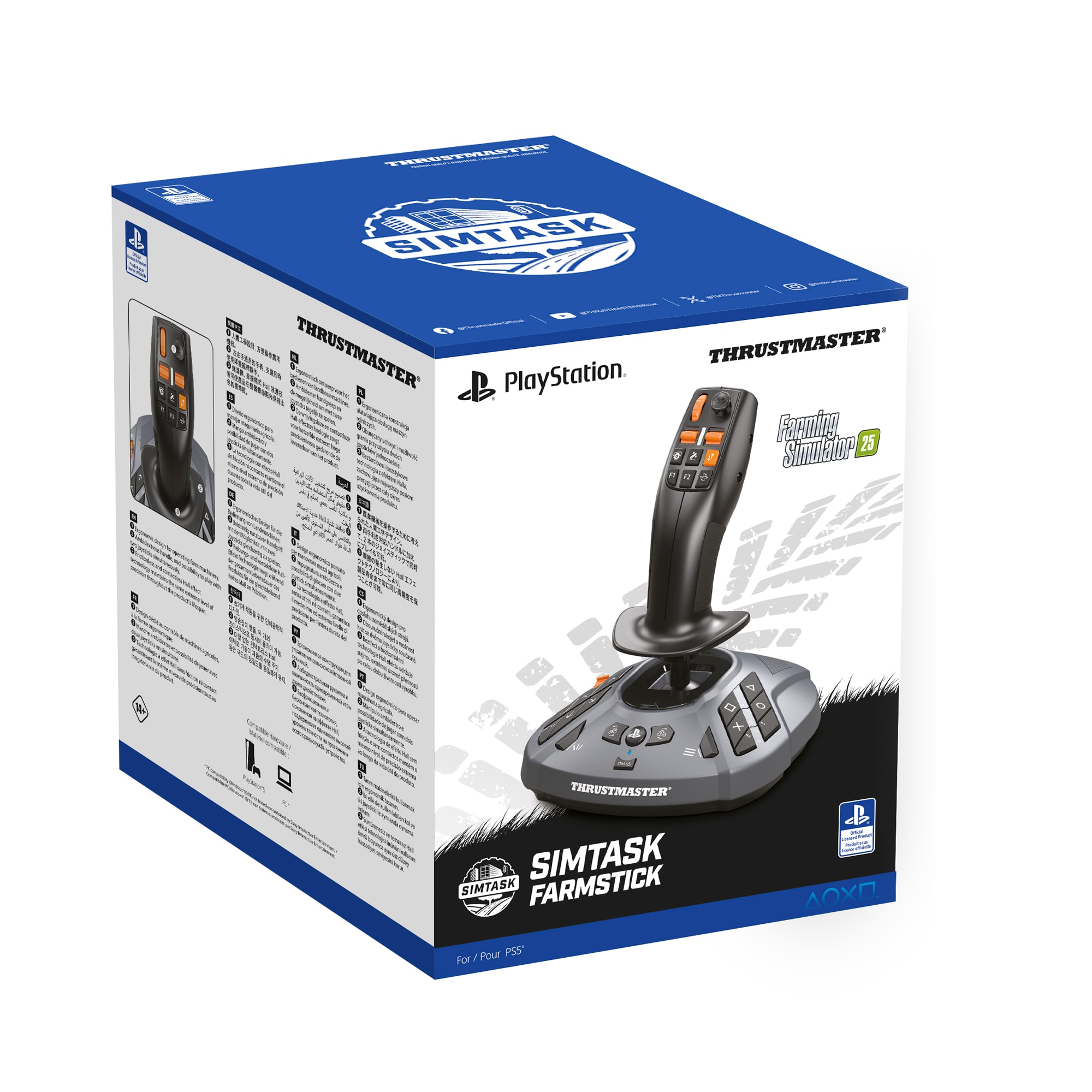 Thrustmaster SimTask FarmStick, Joystick Multifuncional para Farming - a PS5 e PC 5