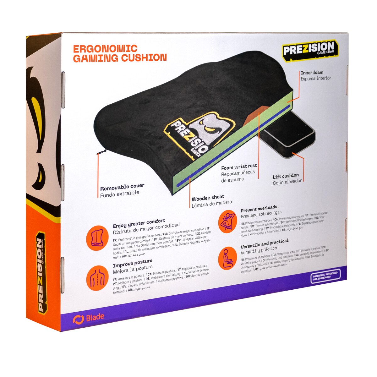 Ergonomic Gaming Cushion Prezision 4