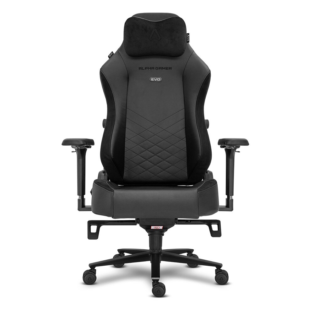 Cadeira Alpha Gamer Alegra Evo - Midnight  Black PU 2