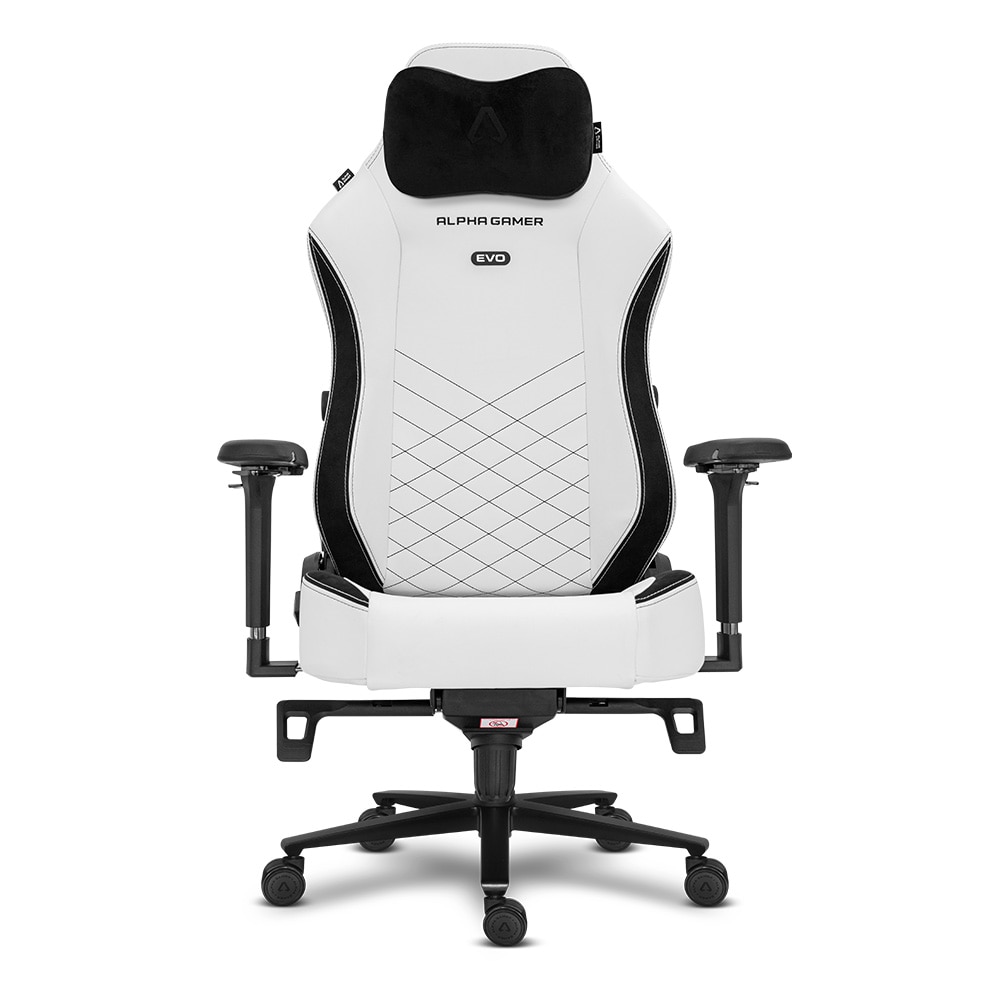 Cadeira Alpha Gamer Alegra Evo- Frost White PU 2
