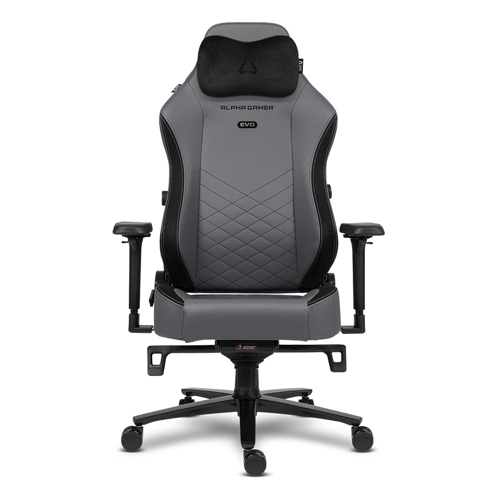Cadeira Alpha Gamer Alegra Evo- Titanium Grey PU 2