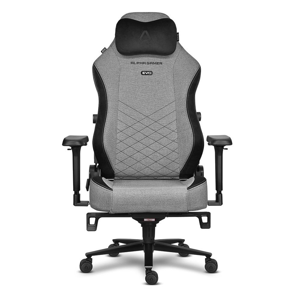 Cadeira Alpha Gamer Alegra Evo- Smoke Grey Fabric 2