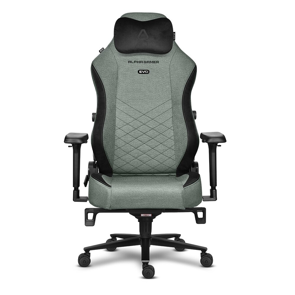 Cadeira Alpha Gamer Alegra Evo - Sage Green Fabric 2