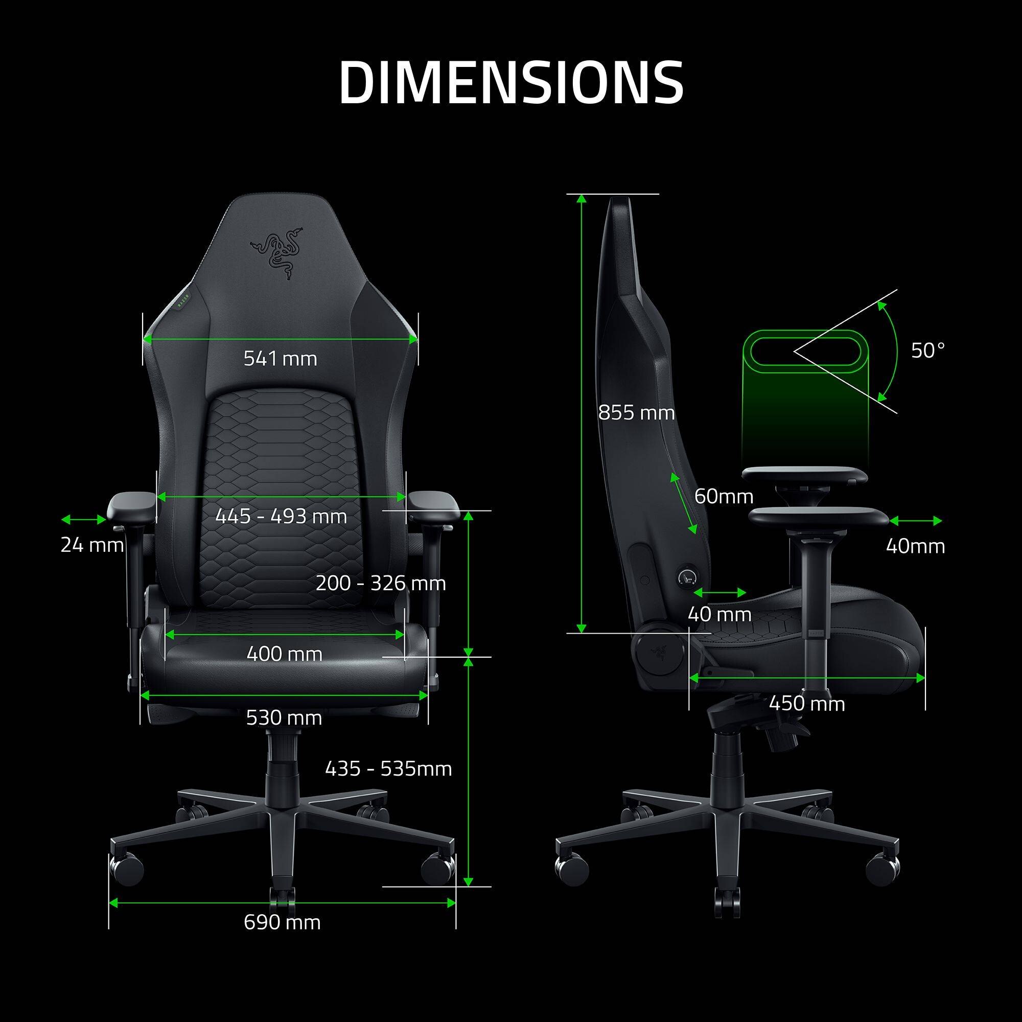 Cadeira Gaming Razer Iskur V2 NewGen Preto-9