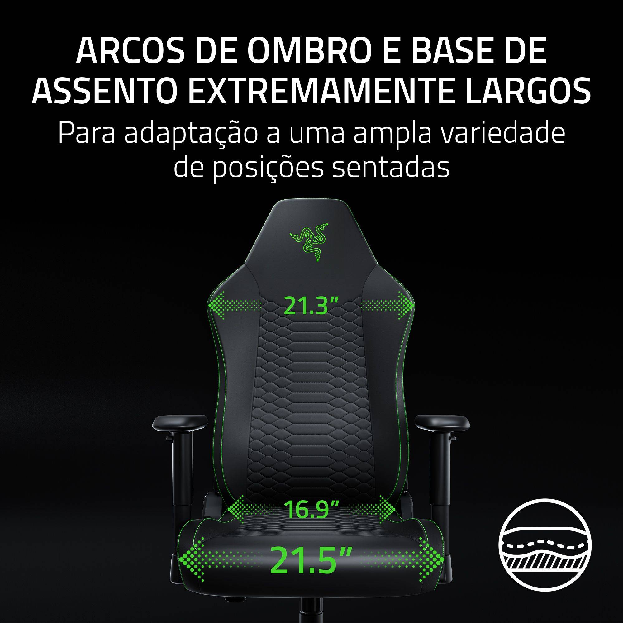 Cadeira Gaming Razer Iskur V2 X NewGen Rosa Quartzo-5