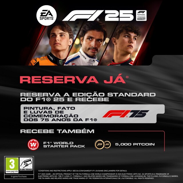 Imagem 0 de EA Sports F1 25 - PlayStation 5