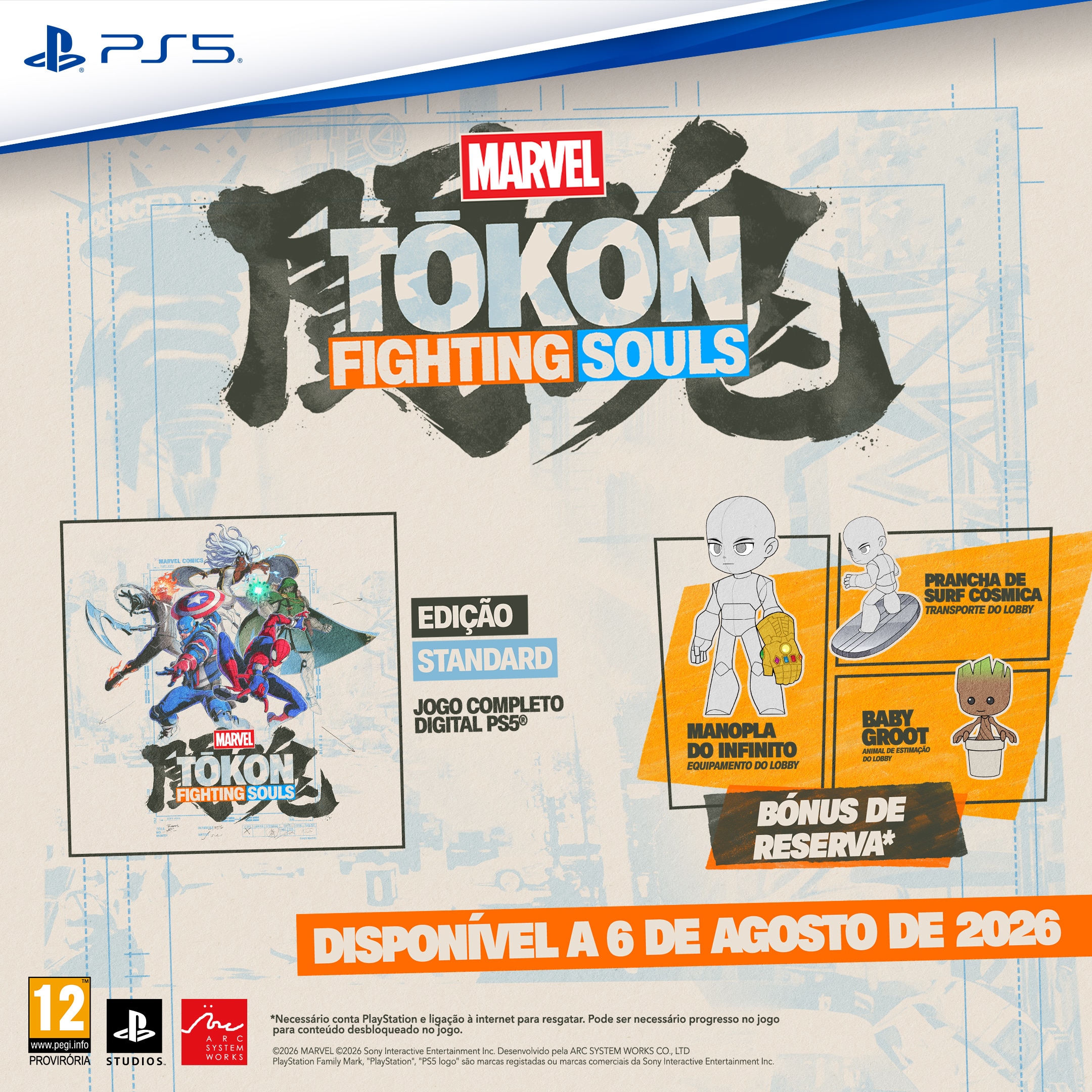 MARVEL T?kon: Fighting Souls - Edição Standard (PS5) 2