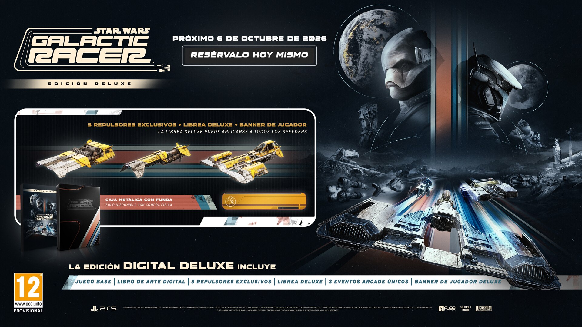 Star Wars: Galactic Racer Deluxe Edition PS5 2