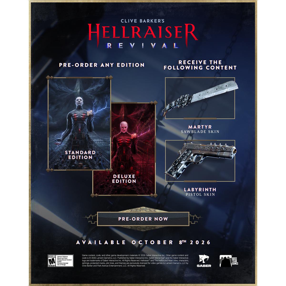 Hellraiser Revival Day One Edition - Play Station 5 2