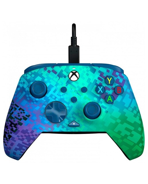 Comando com Cabo Rematch Glitch Green - Licenciado por Xbox Series X 1