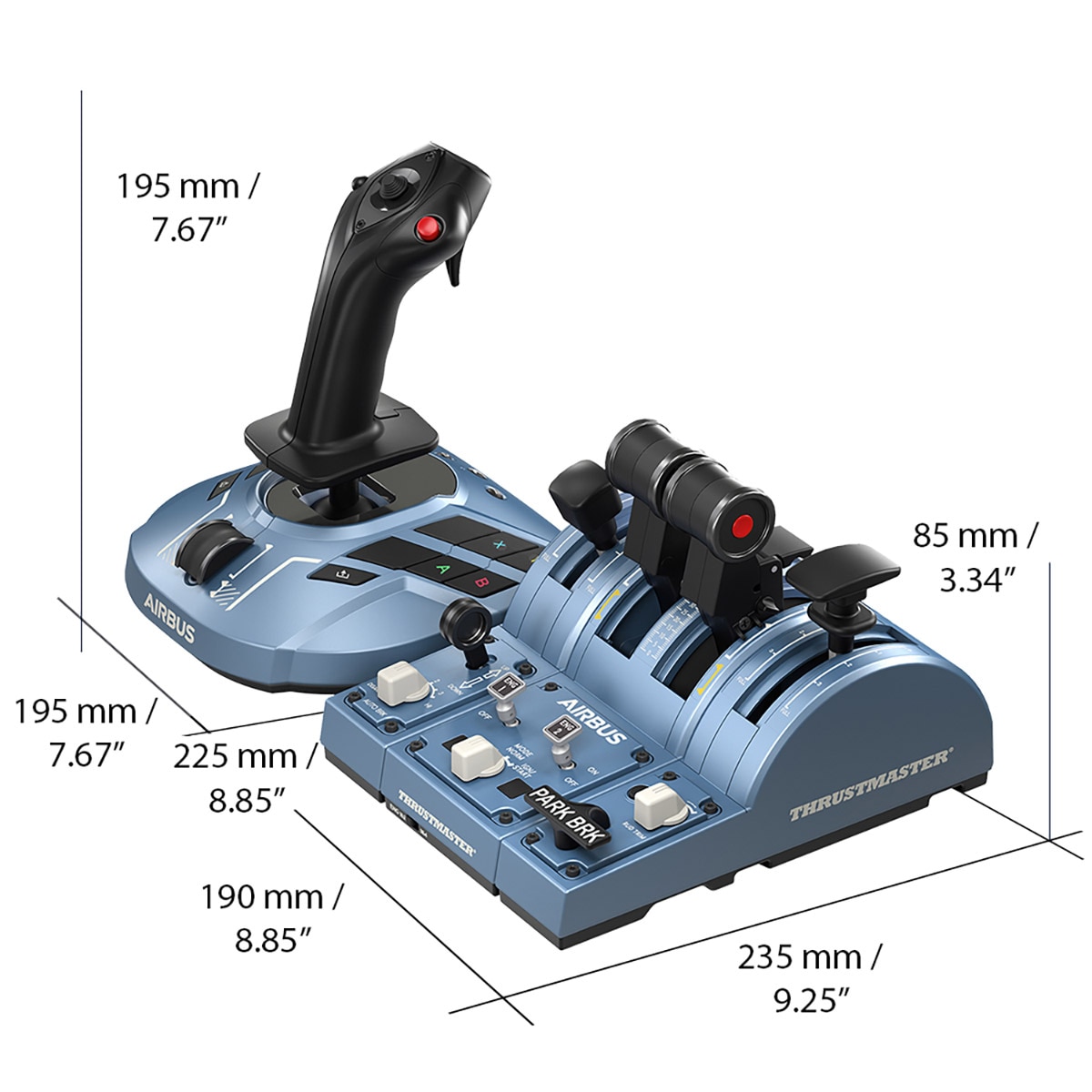 Joystick + Quadrante TCA Captain Pack X Airbus Edition PC/Xbox 8